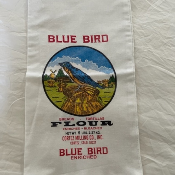 Blue Bird authentic cotton flour sacks - Picture 2 of 3